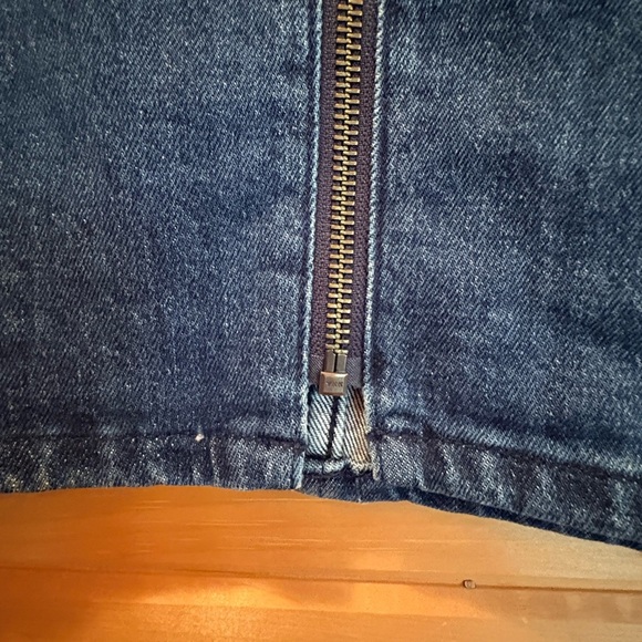 Madewell Blue Asymmetrical Skater Mini Skirt - Picture 5 of 15